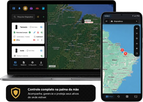 Painel de Controle Rastlog
